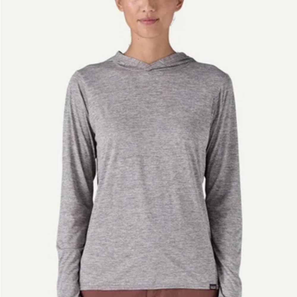 Patagonia Capilene Cool Daily Hoodie | UPF 50+ Sun Shirt | Gray | Size L
